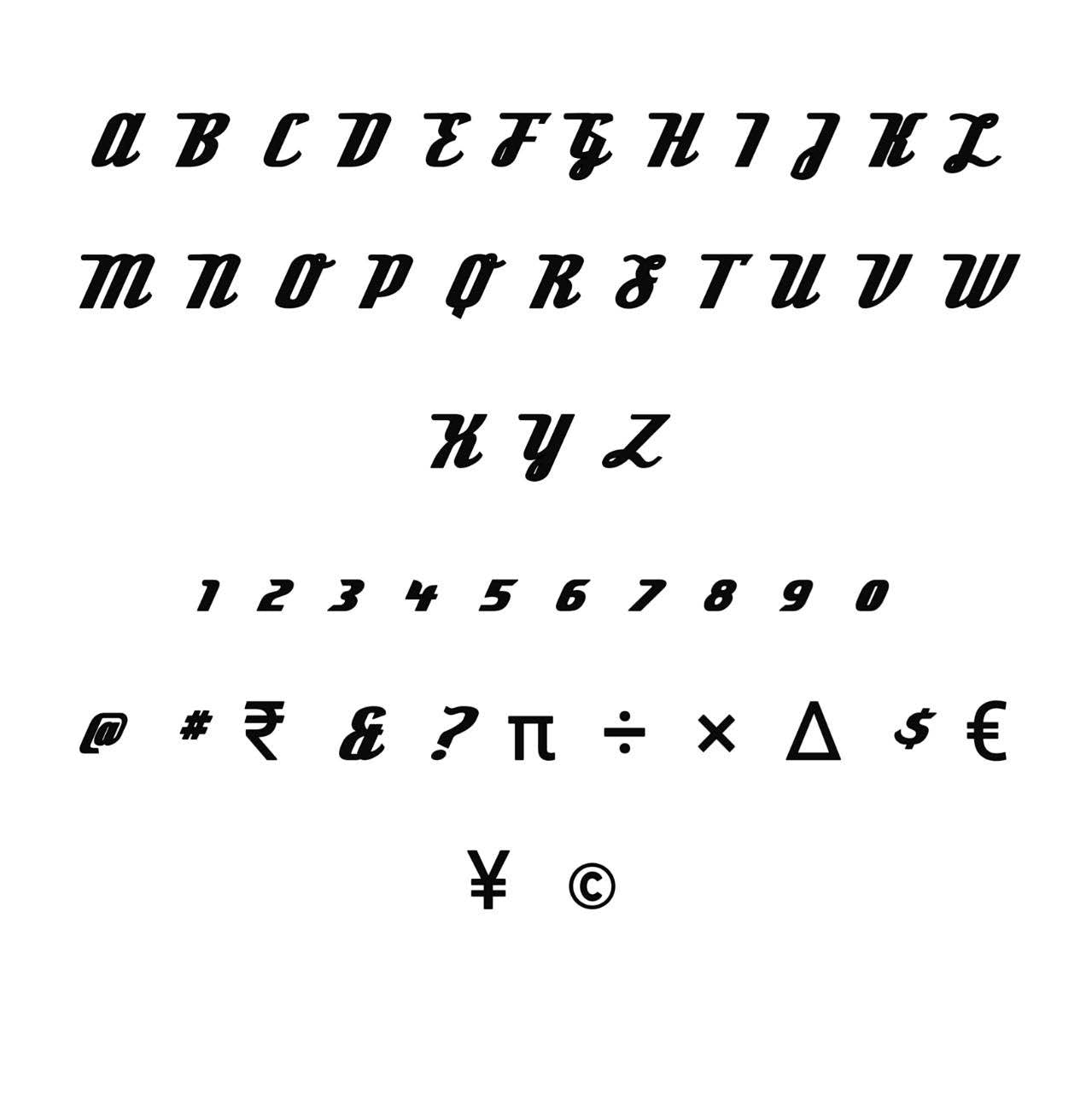 FONT EDITION 1