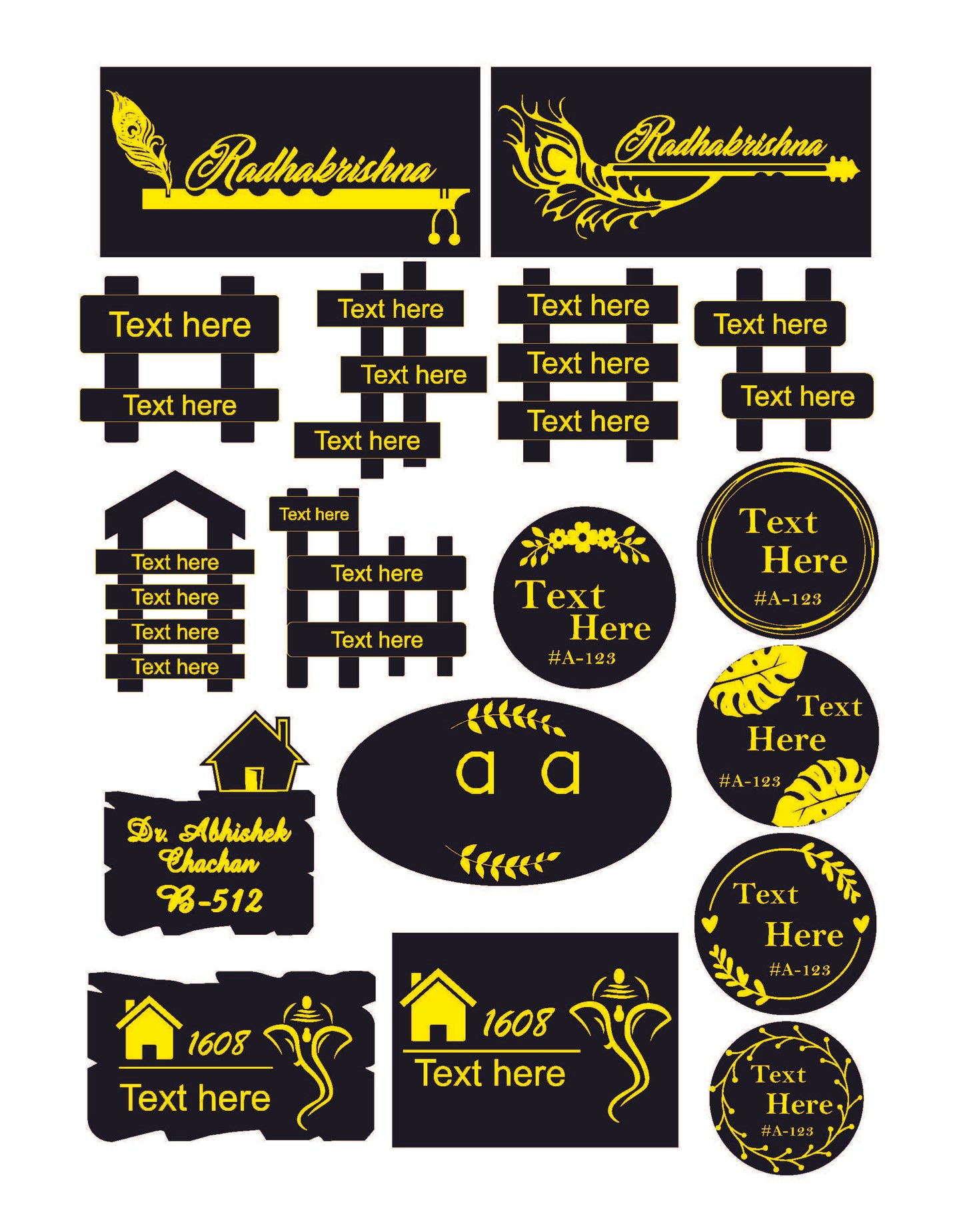 NAME PLATE EDITION 1