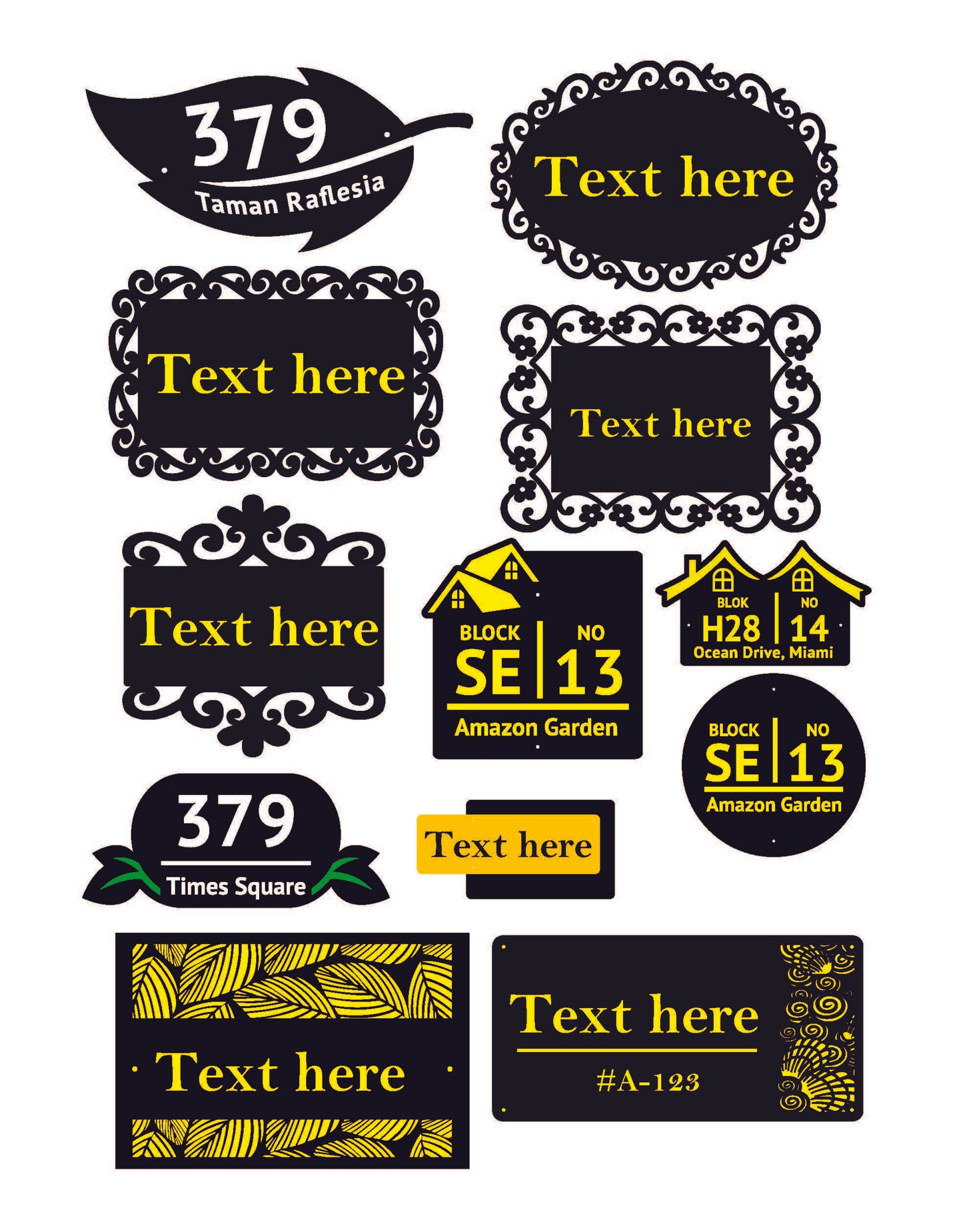 NAME PLATE EDITION 1