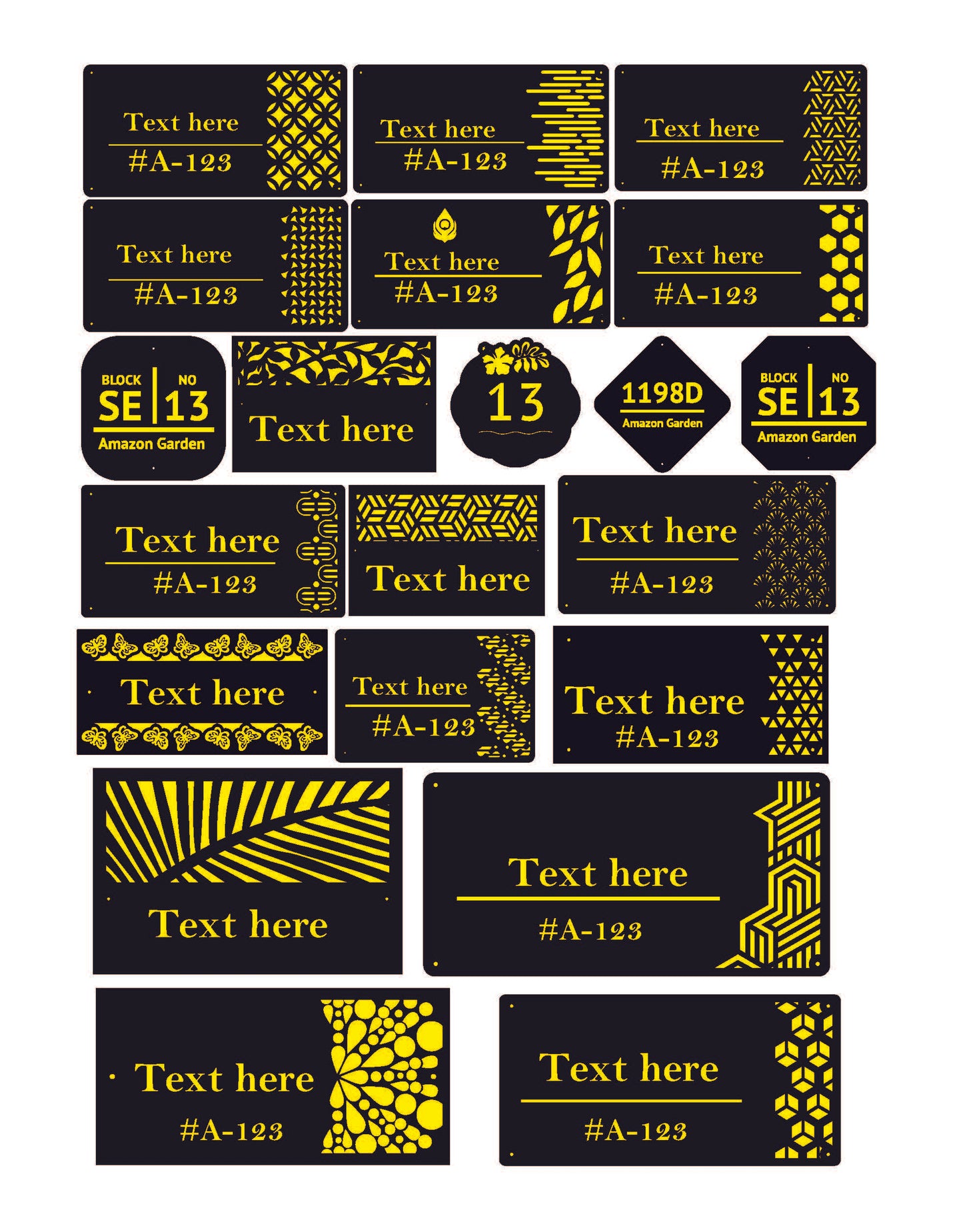 NAME PLATE EDITION 1